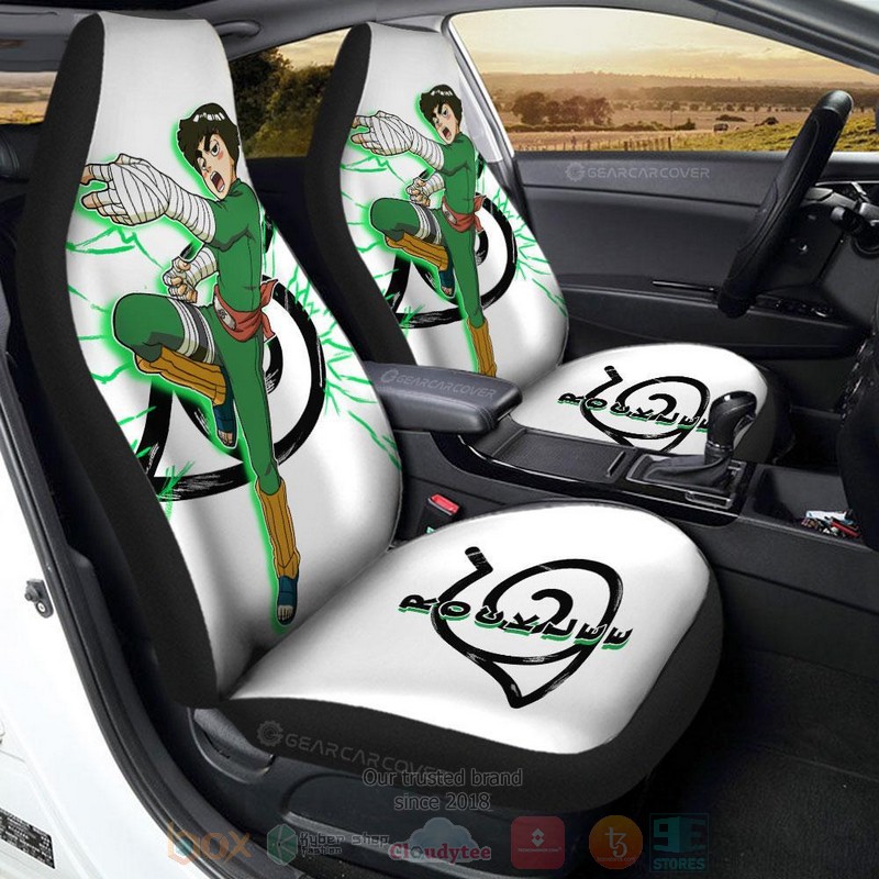 White_Rock_Lee_Naruto_Anime_Car_Seat_Cover