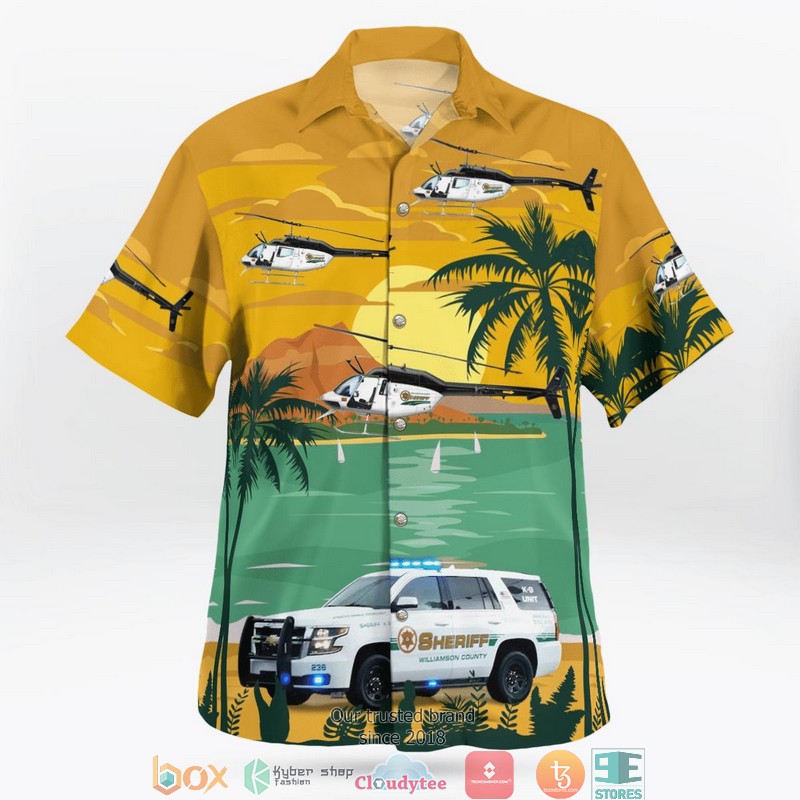 Williamson_County_Sheriff_Franklin_2015_Chevrolet_Tahoe_K-9_Unit_Tennessee__Bell_UH58_N598PC_3D_Hawaii_Shirt_1