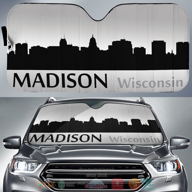 Wisconsin_Madison_Skyline_Car_Sunshade