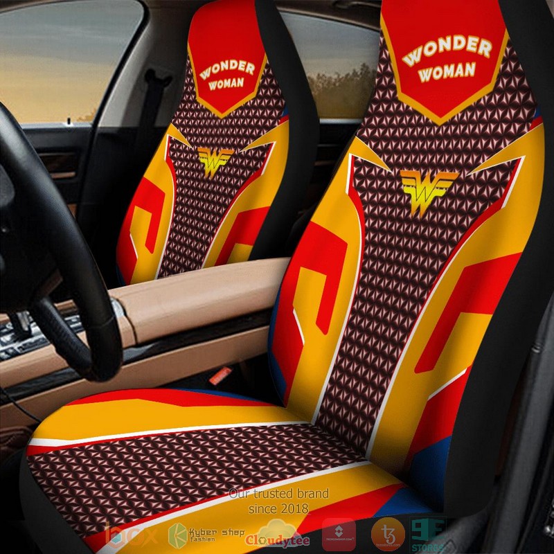 Wonder_Woman_logo_yellow_red_Car_Seat_Covers_1