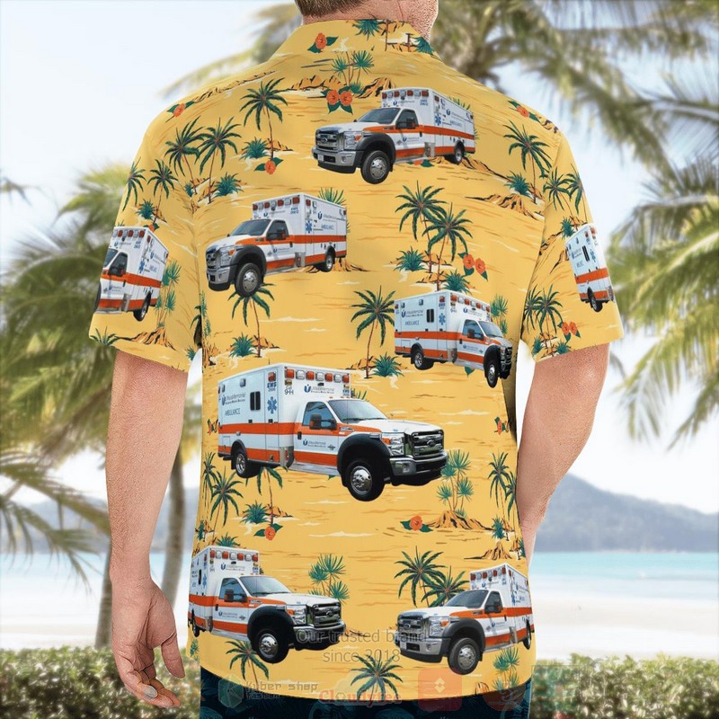 Worcester_Massachusetts_UMass_Memorial_EMS_Hawaiian_Shirt_1