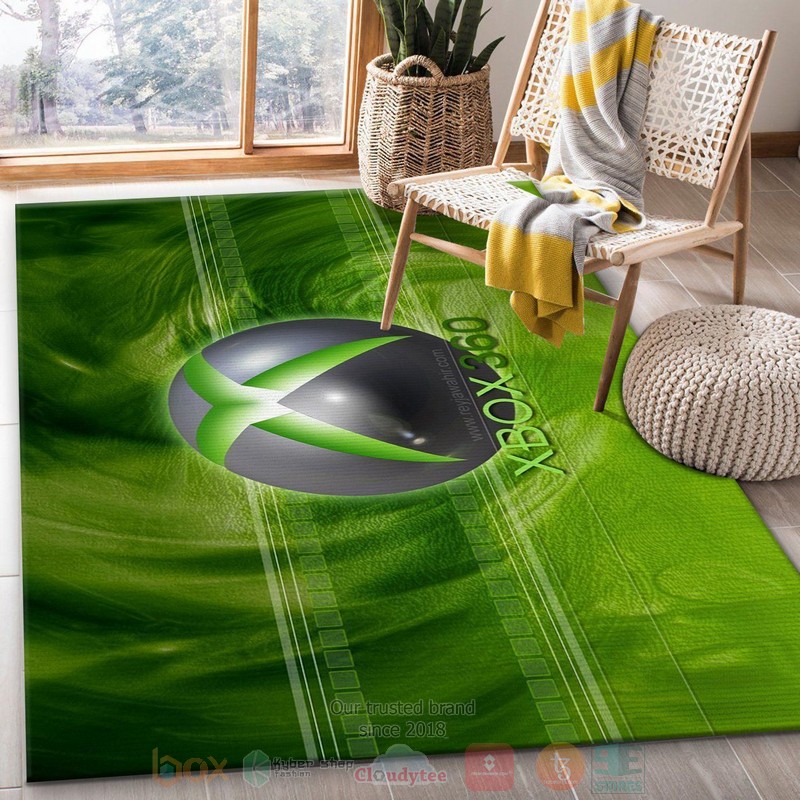 Xbox_360_Green_Area_Rugs