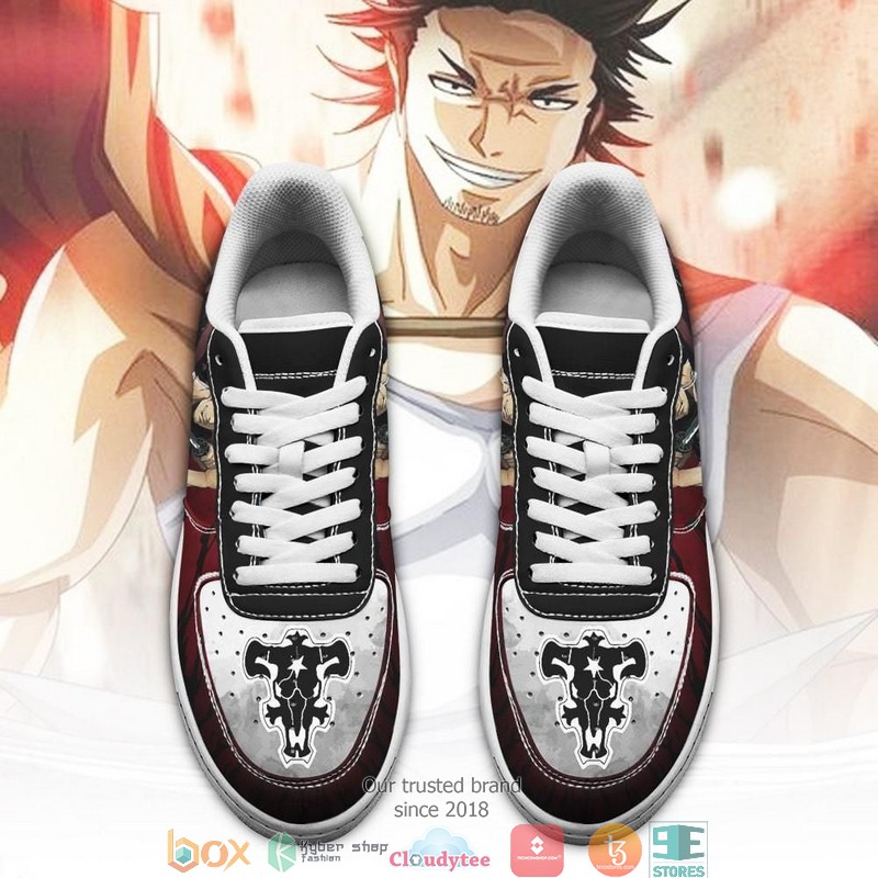 Yami_Sukehiro_Air_Black_Bull_Knight_Black_Clover_Anime_Nike_Air_Force_Shoes_1