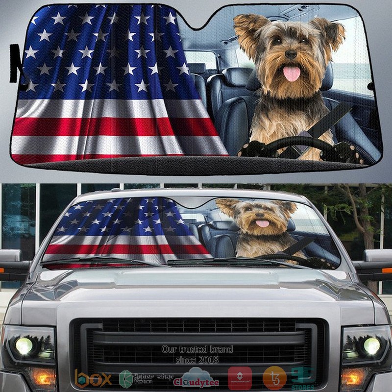 Yorkshire_Terrier_And_American_Flag_Independent_Day_Car_Sunshade_1