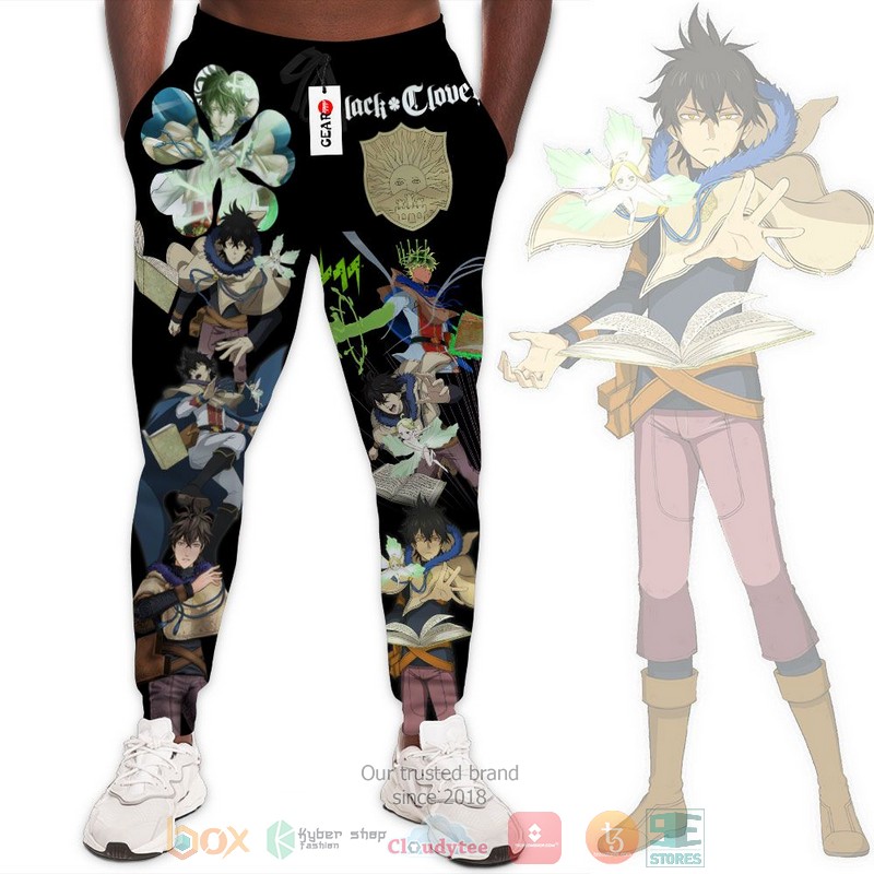 Yuno_Anime_Bleachack_Clover_Jogger_longpants