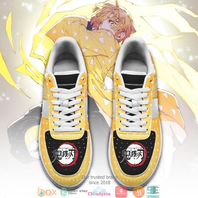 Zenitsu_Air_Kimetsu_Anime_Nike_Air_Force_Shoes_1