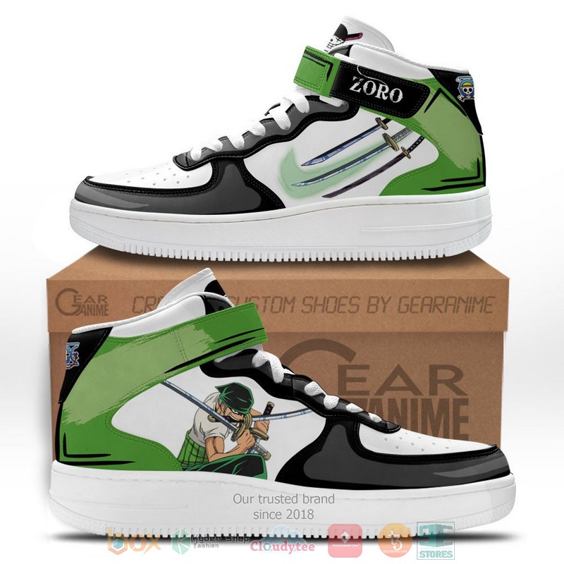 Zoro_Anime_One_Piece_High_Air_Force_Shoes