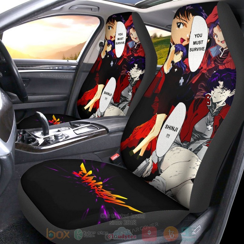 Misato_Katsuragi_Neon_Genesis_Evangelion_Anime_Car_Seat_Cover_1