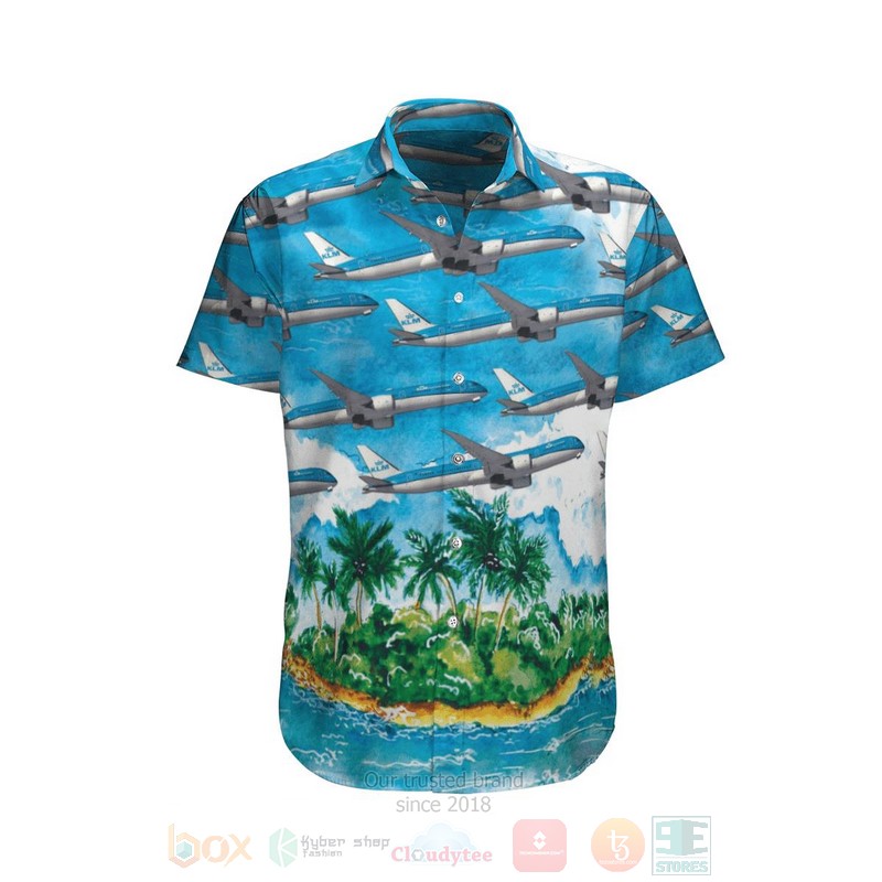 KLM_Royal_Dutch_Airlines_Boeing_787-10_Dreamliner_Blue_Hawaiian_Shirt