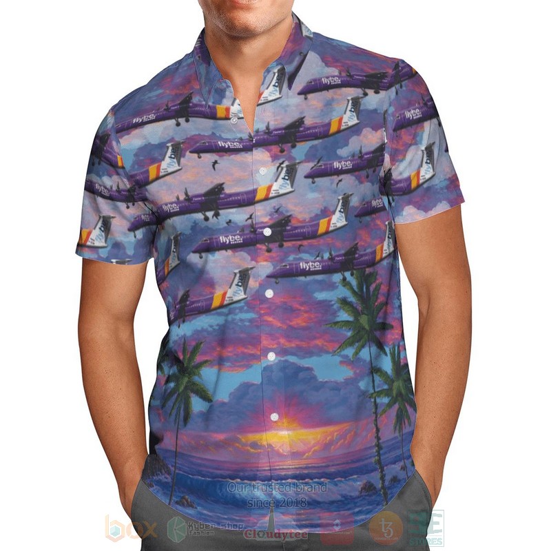 UK_Airlines_Flybe_Bombardier_DHC-8-402_Q400_Hawaiian_Shirt_1