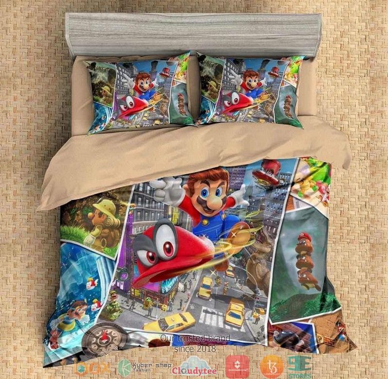 Super_Mario_Odyssey_Duvet_Cover_Bedroom_Set