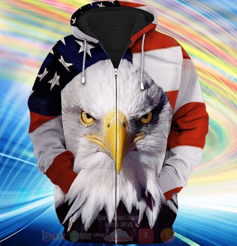 USA_Flag_Eagle_3D_Zip_Hoodie