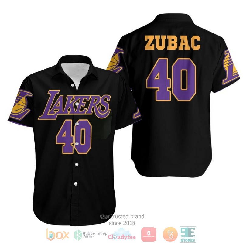 40_Ivica_Zubac_Lakers_Jersey_Inspired_Style_Hawaiian_Shirt