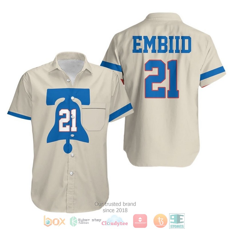 76Ers_Joel_Embiid_2020-21_Earned_Edition_Cream_Jersey_Inspired_Hawaiian_Shirt