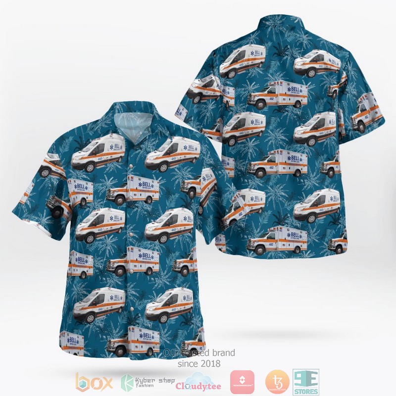 Bell_Ambulance_Milwaukee_Wisconsin_Fleet_Hawaiian_Shirt