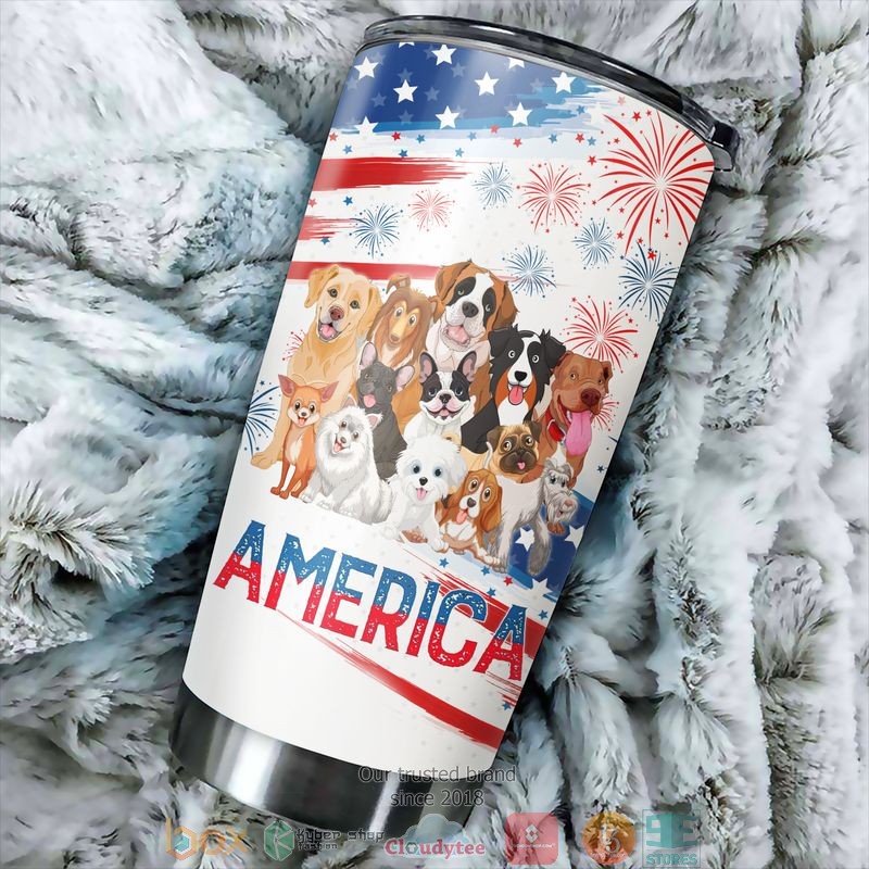 A_bunch_of_dogs_America_Indepence_day_Tumbler