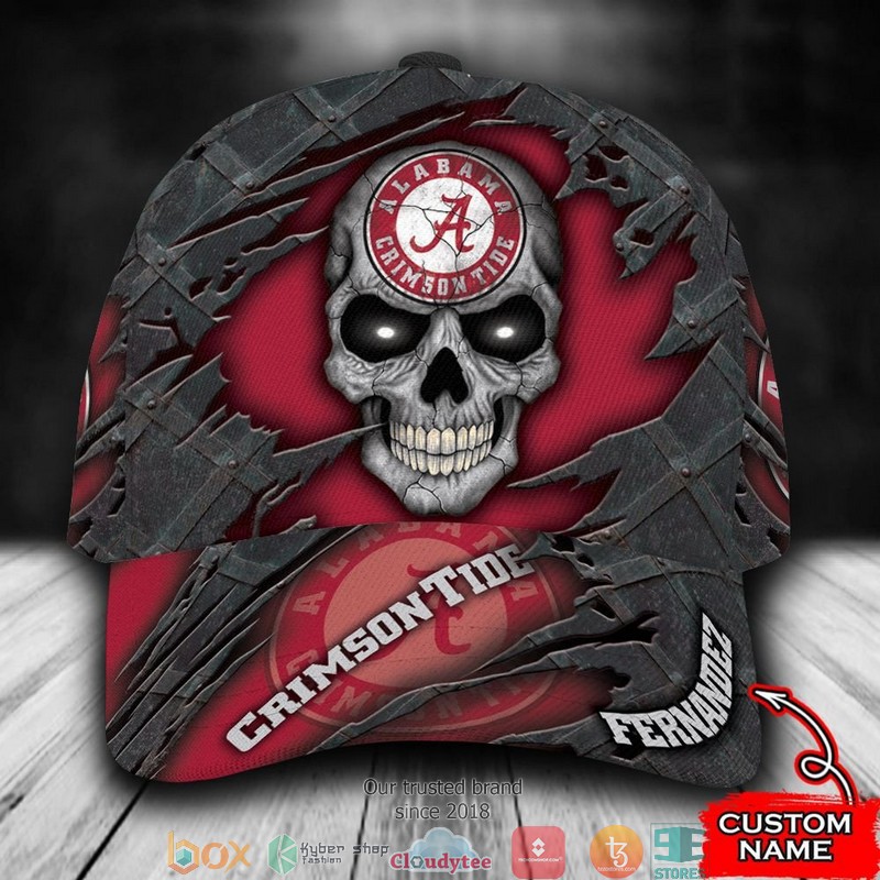 Alabama_Crimson_Tide_Skull_NCAA1_Custom_Name_Cap
