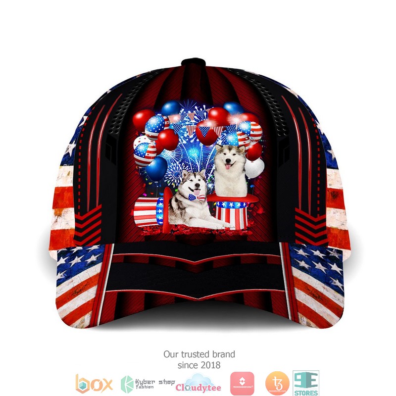 Alaskan_Malamute_Patriot_Us_Flag_Balloon_Cap
