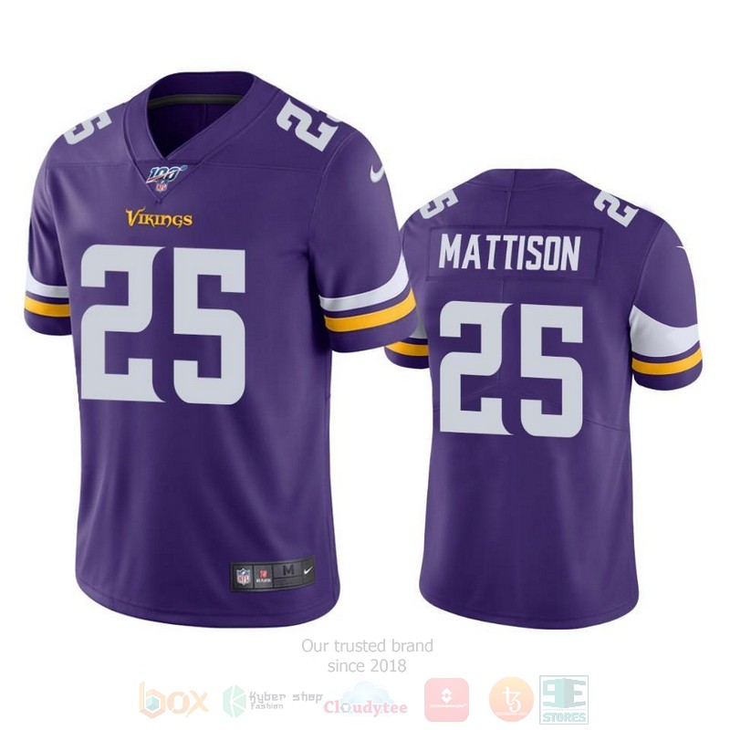 Alexander_Mattison_Minnesota_Vikings_Purple_Football_Jersey