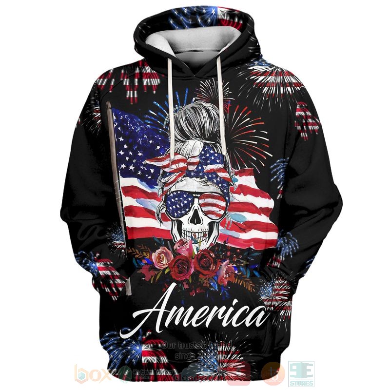 America_Independence_Day_Skull_3D_Hoodie_Shirt