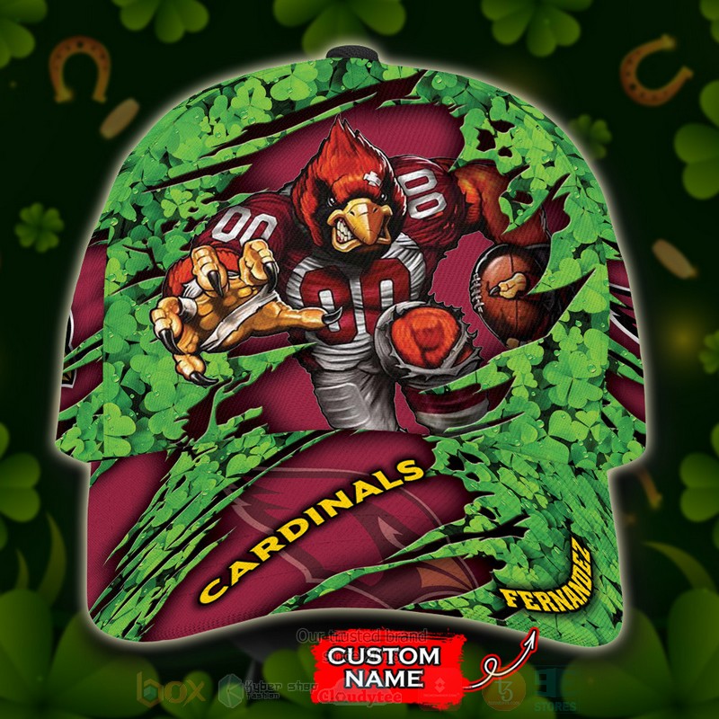 Arizona_Cardinals_St_Patrick_Day_NFL_Mascot_Custom_Name_Cap