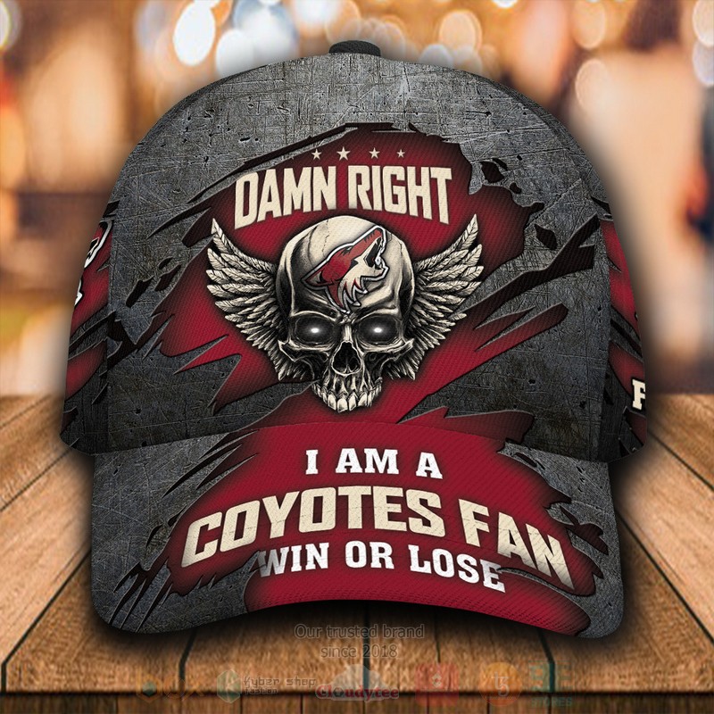 Arizona_Coyotes_Skull_NHL_Custom_Name_Cap