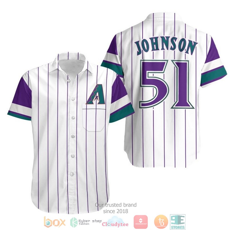 Arizona_Diamondbacks_Randy_Johnson_51_Mlb_White_Purple_Jersey_Inspired_Style_Hawaiian_Shirt