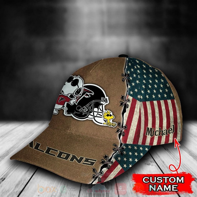 Atlanta_Falcons_Snoopy_NFL_Custom_Name_Cap_1