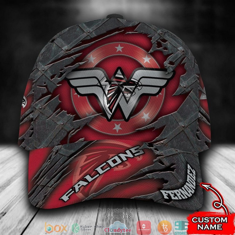 Atlanta_Falcons_Wonder_Woman_NFL_Custom_Name_Cap