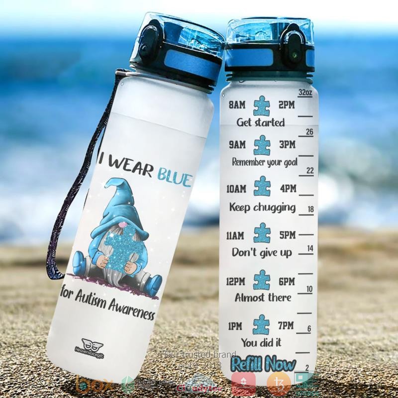 Autism_I_Wear_Blue_For_Water_Bottle