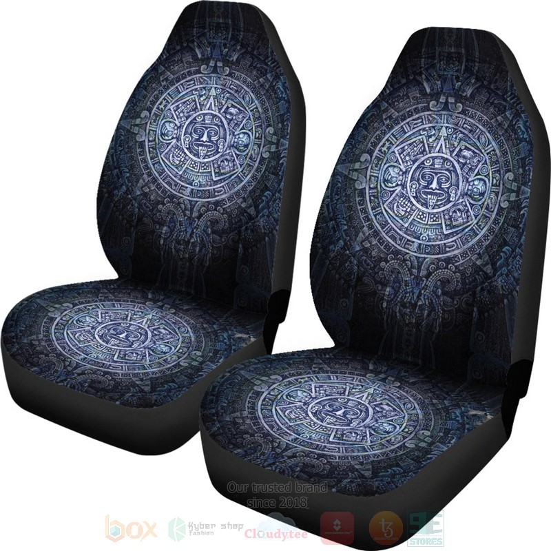 Aztec_Symbol_Blue_Car_Seat_Cover_1