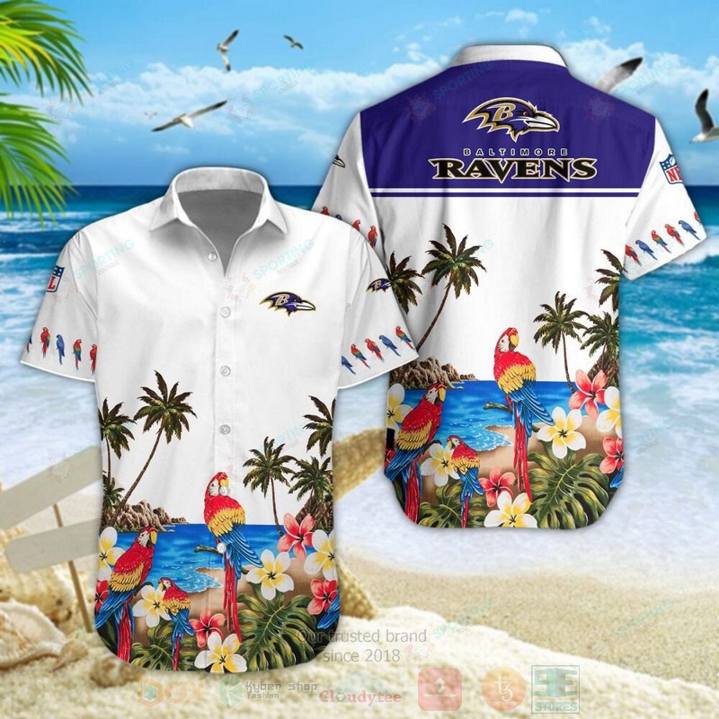 Baltimore_Ravens_NFL_Parrot_Hawaiian_Shirt