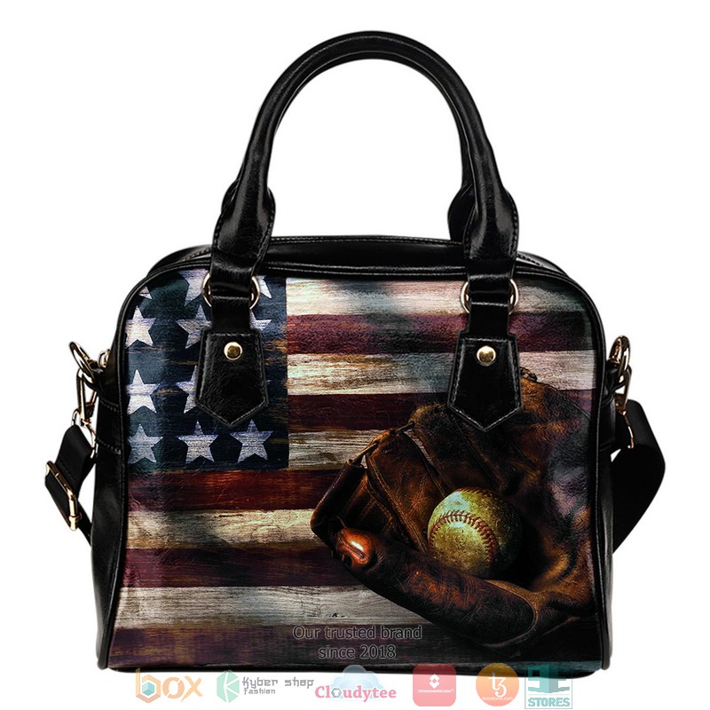 Baseball_American_Flag_Leather_Handbag