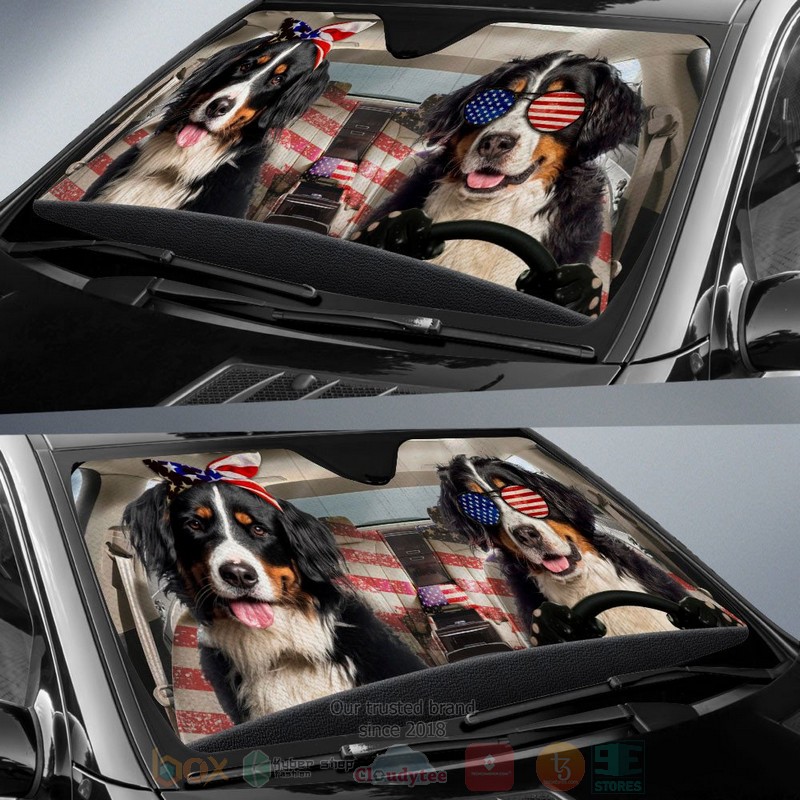 Bernese_Mountain_Dog_American_Flag_Independence_Day_Car_Sun_Shade_1