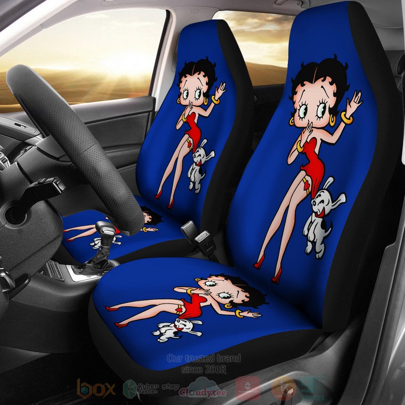 Blue_Betty_Boop_Car_Seat_Cover