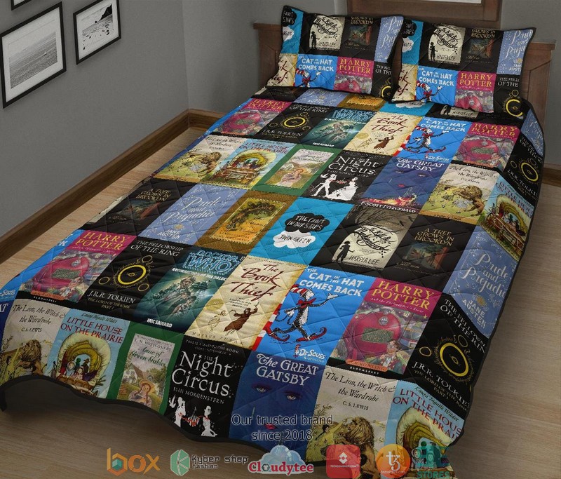 Book_Covers_Quilt_Bedding_Set_1