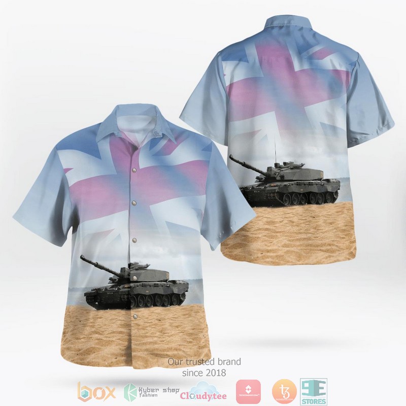 British_Army_Challenger_2_Armed_Forces_Day_Aloha_Shirt