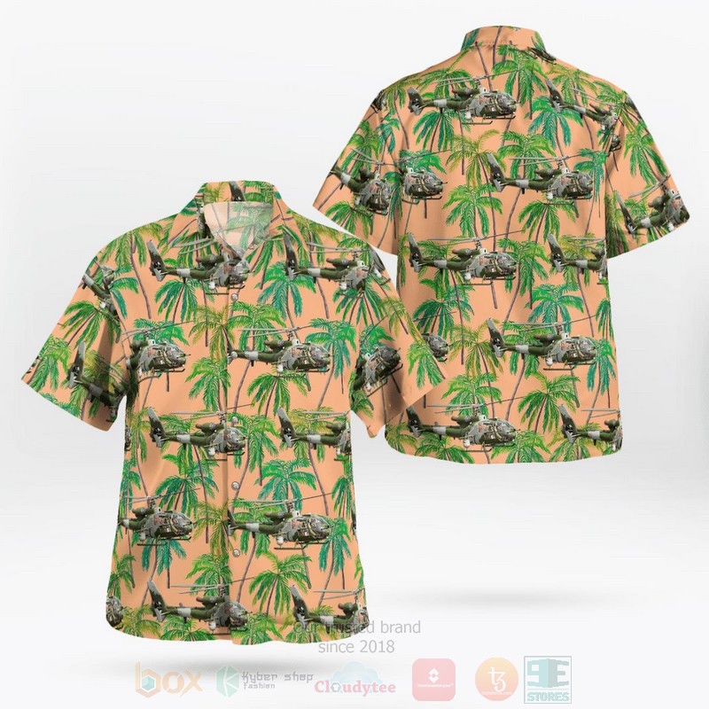 British_Army_Westland_Gazelle_AH1_Hawaiian_Shirt