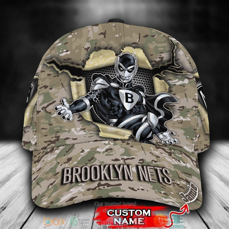 Brooklyn_Nets_Camo_Mascot_NBA_Custom_Name_Cap