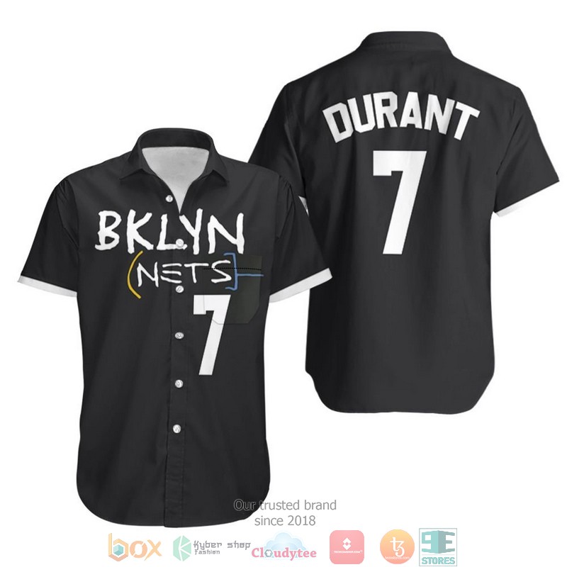 Brooklyn_Nets_Kevin_Durant_7_2021_City_Edition_Black_Jersey_Inspired_Style_Hawaiian_Shirt