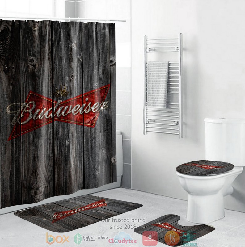 Budweiser_Shower_curtain_sets