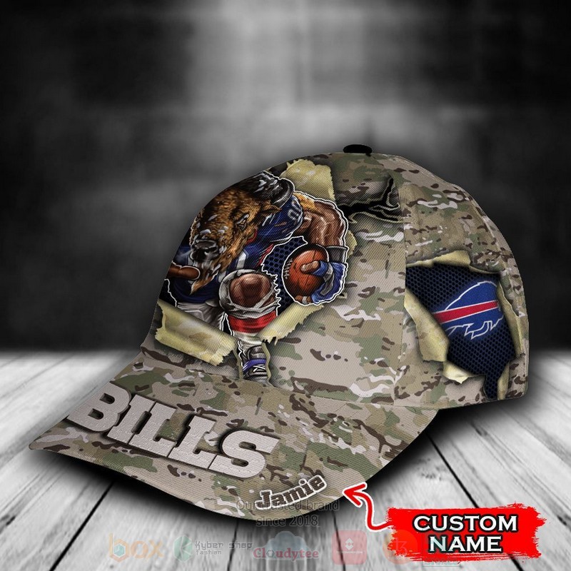 Buffalo_Bills_Camo_Mascot_NFL_Custom_Name_Cap_1