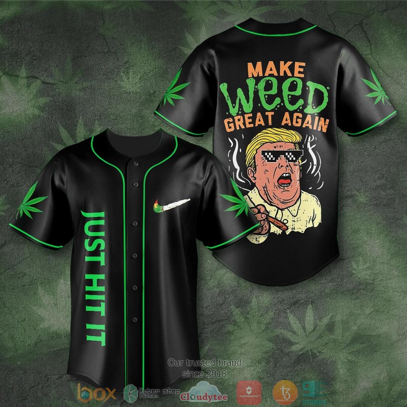 Cannabis_Just_Hit_It_Skull_make_weed_great_again_Trump_Baseball_Jersey