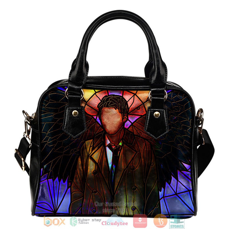 Castiel_Supernatural_Stained_Glass_Leather_Handbag