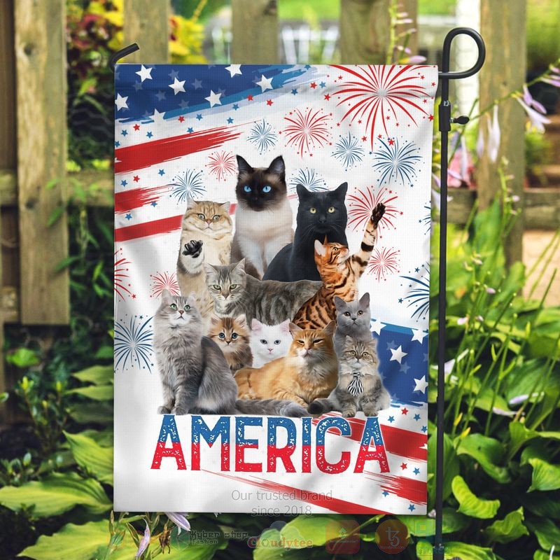 Cats_American_Independence_Day_Flag