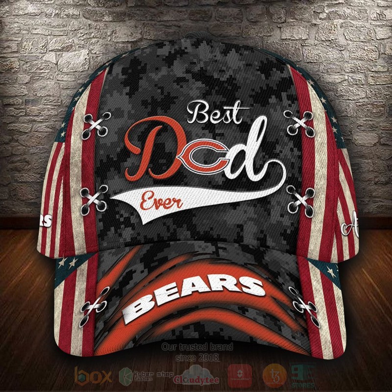 Chicago_Bears_Best_Dad_NFL_Custom_Name_Cap