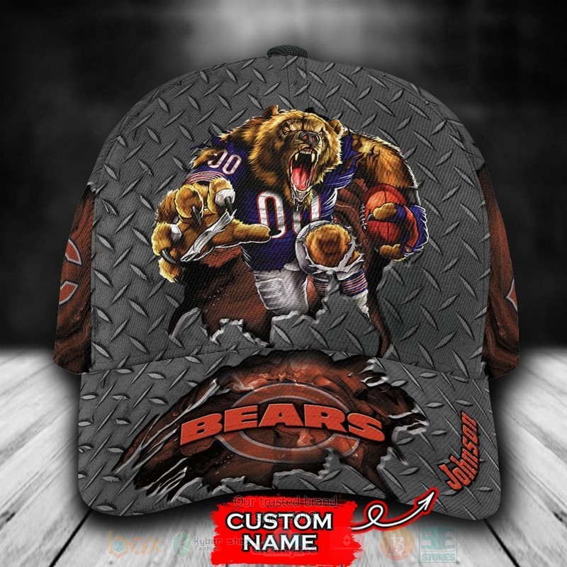 Chicago_Bears_Mascot_NFL_Custom_Name_Cap-1