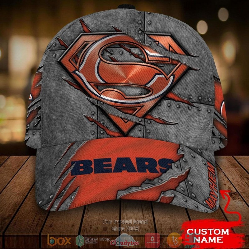 Chicago_Bears_NFL_Superman_Custom_Name_Cap