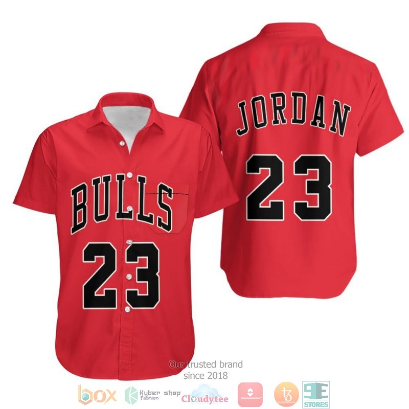 Chicago_Bulls_Michael_Jordan_23_Nba_Throwback_Red_Jersey_Inspired_Hawaiian_Shirt