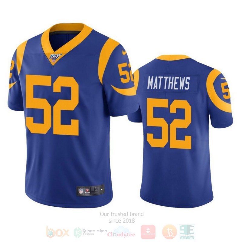 Clay_Matthews_Los_Angeles_Rams_Blue_Football_Jersey